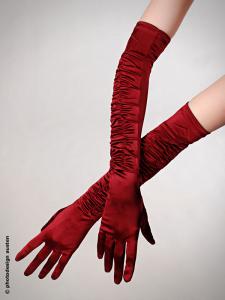abendhandschuhe brombeerfarben