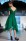 grünes cocktailkleid