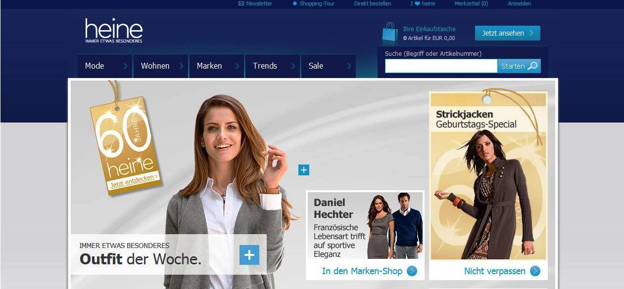 Heine – Abendmode Online Shop Test