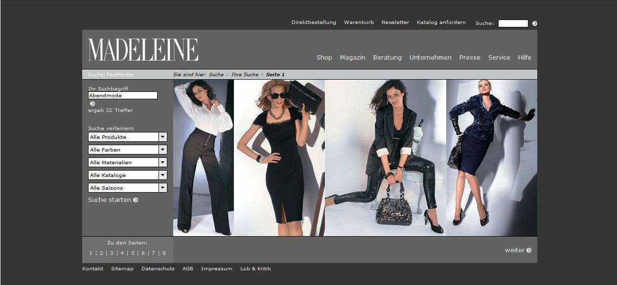 Madeleine.de – Abendmode Online Shop Test